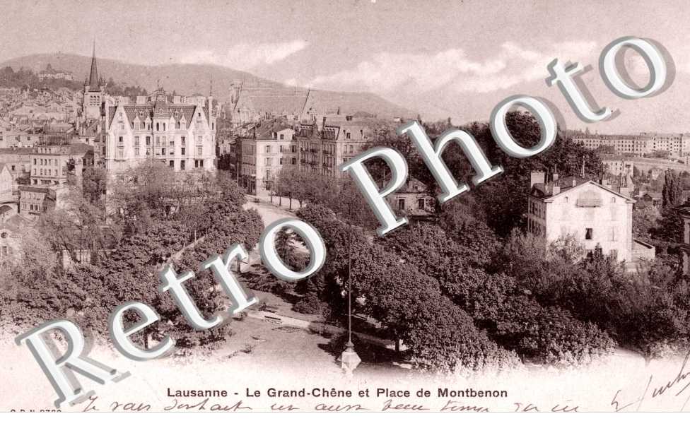 le Grand Chene et Place de Montbenon