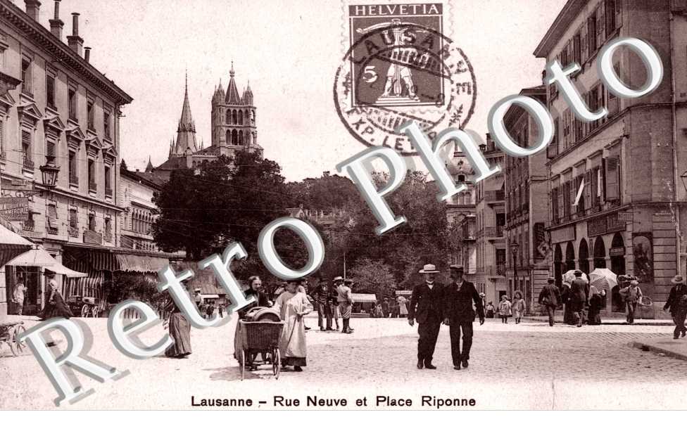 Rue Neuve et Place Riponne