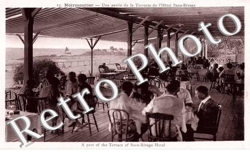 Une Partie de la Terrasse de l' Hotel Beaurivage  - Bois de la Chaise