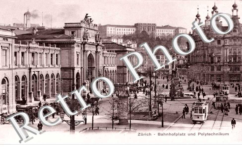 Bahnhofplatz und polytechnikum