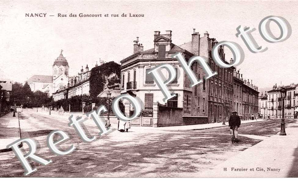 Rue des Goncourt et rue de Laxou