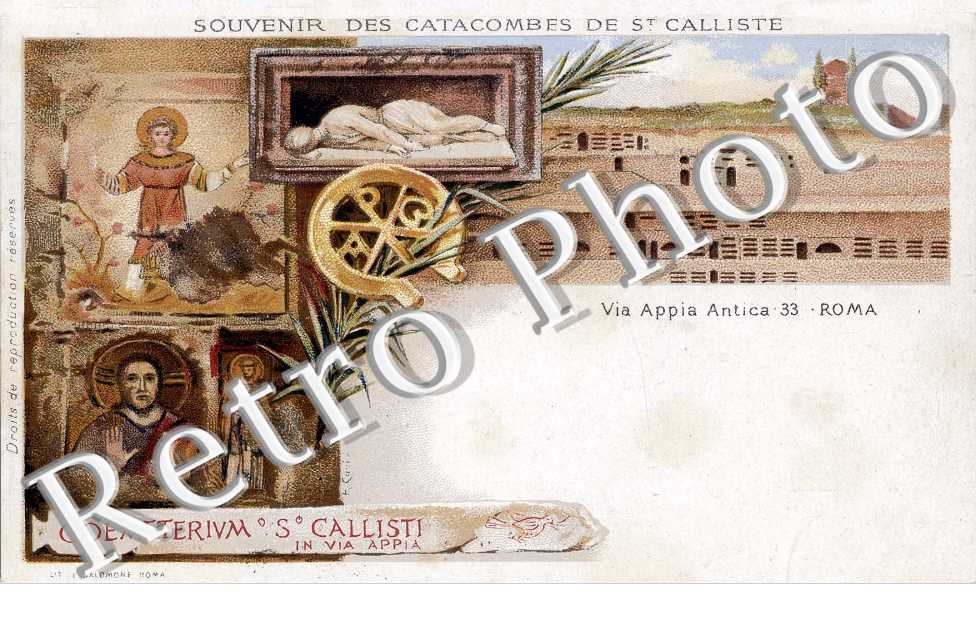 Souvenir des catacombes de St calliste
