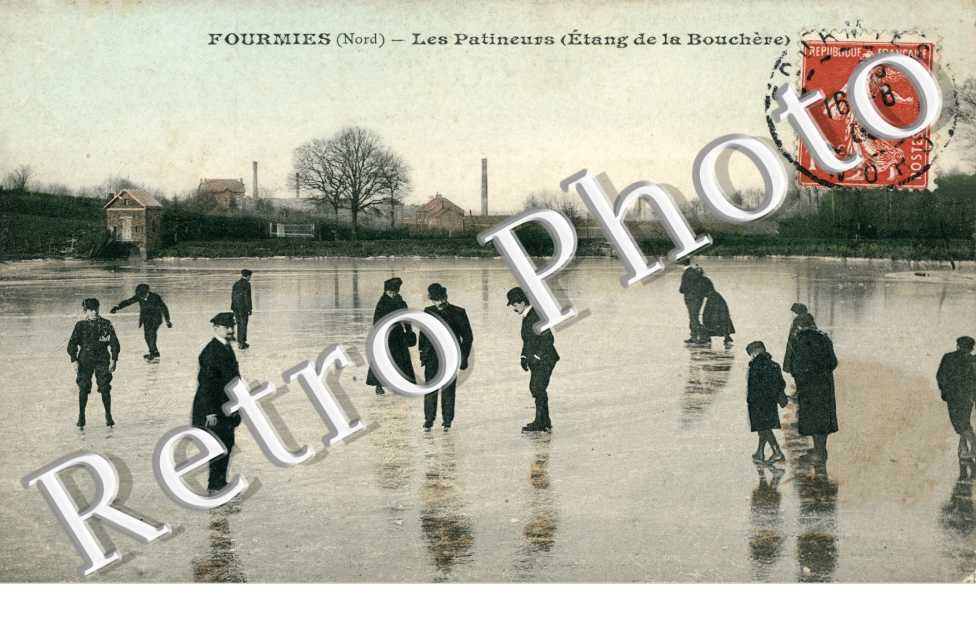 Les Patineurs  Etang de la Bouchere