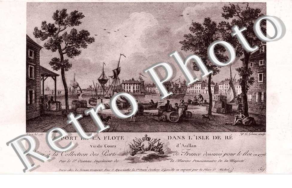Port de la flotte dans l&#039;Isle de Re