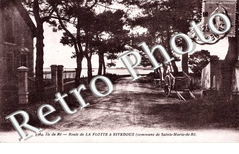 Route de La Flotte a Rivedoux