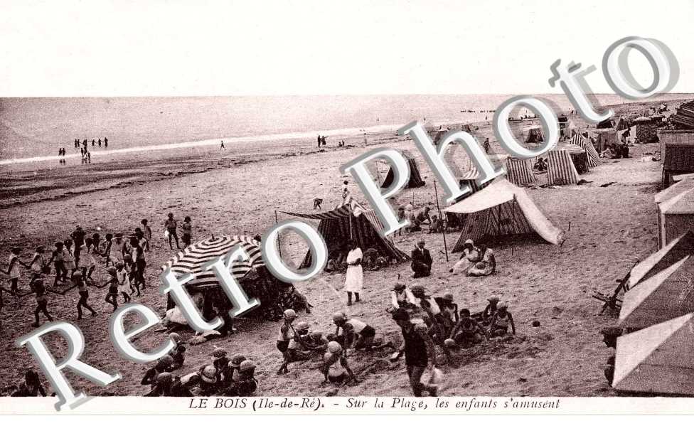 Ile de Re, Enfants sur la Plage