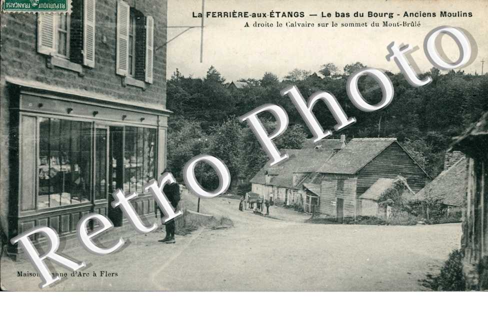 le bas du bourg. Anciens moulins