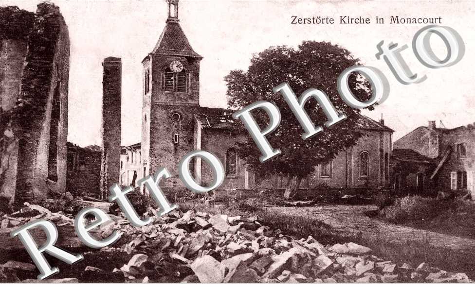 Feldpostkarte - Zerstorte Kirche