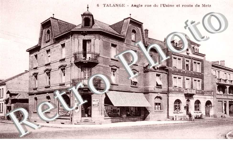 angle rue de l&#039;usine et rue de Metz