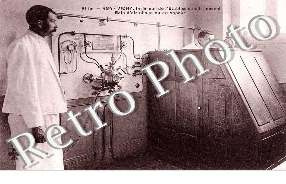 Interieur de l'Etablissement thermal, Bain d'air chaud ou de vapeur