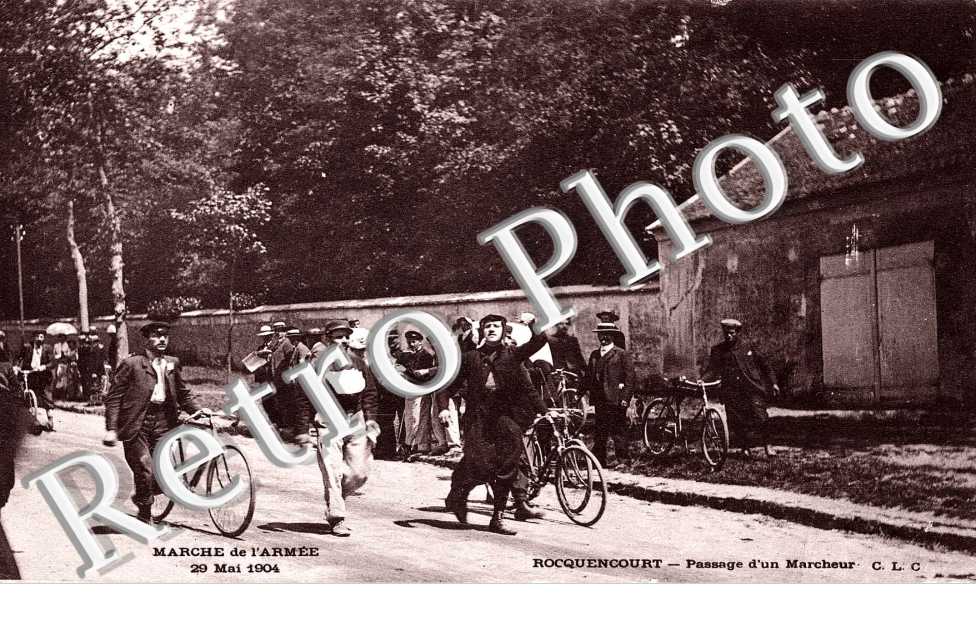Marche de l&#039;Armee 29 Mai 1904, Passage d&#039;un Marcheur