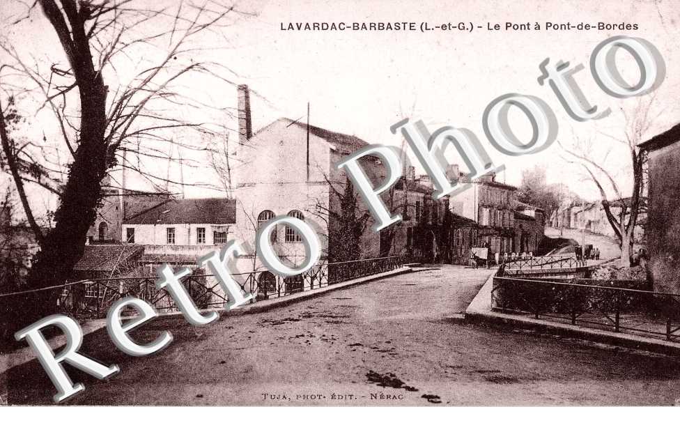 Lavardac Barbaste, le Pont a Pont de Bordes