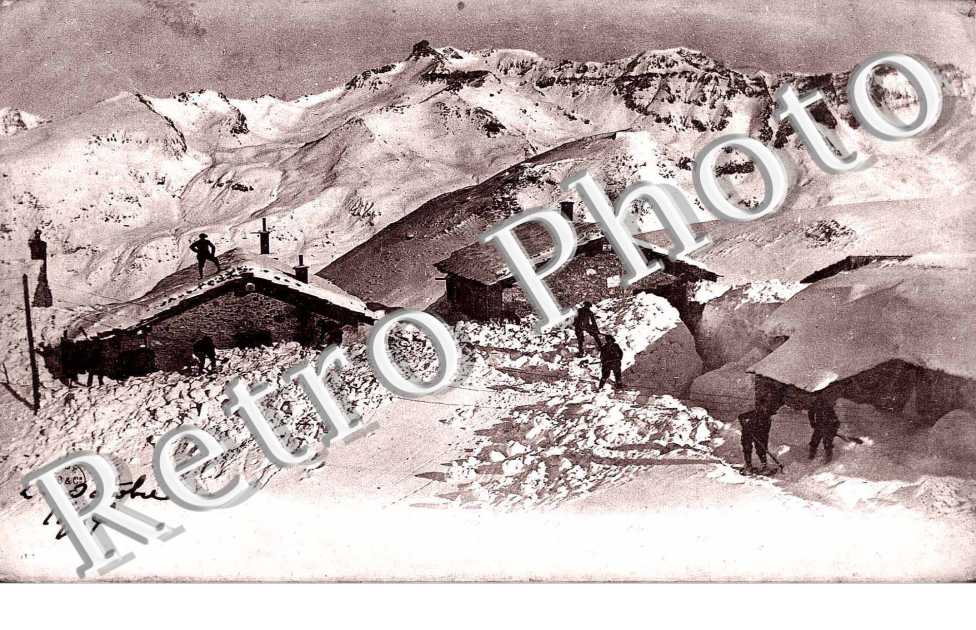 Paysage de montagne en hiver