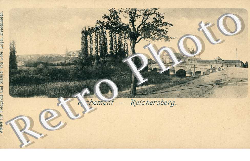 Vue generale  vers le pont