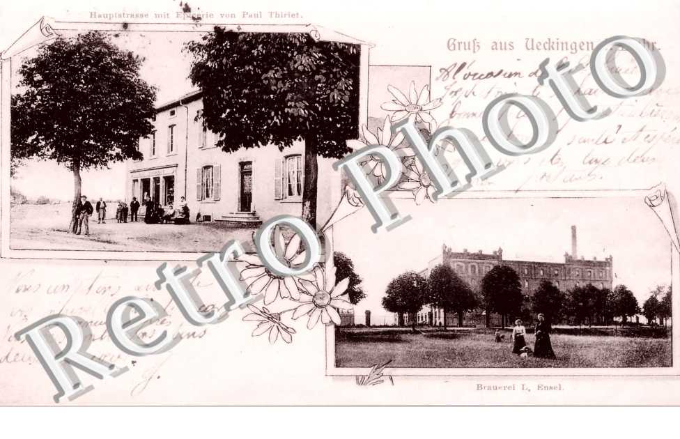 rue principale  Epicerie Paul Thiriet  Brasserie  L. Eusel