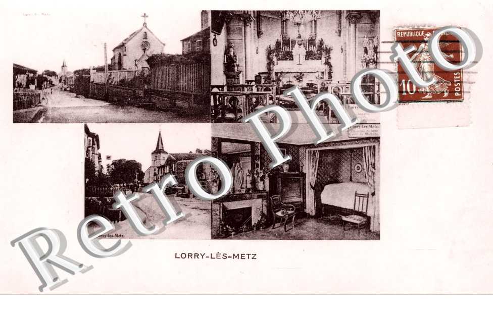 Une Rue - Intérieur de l'Eglise - Rue de l'Eglise - Intérieur d'une chambre