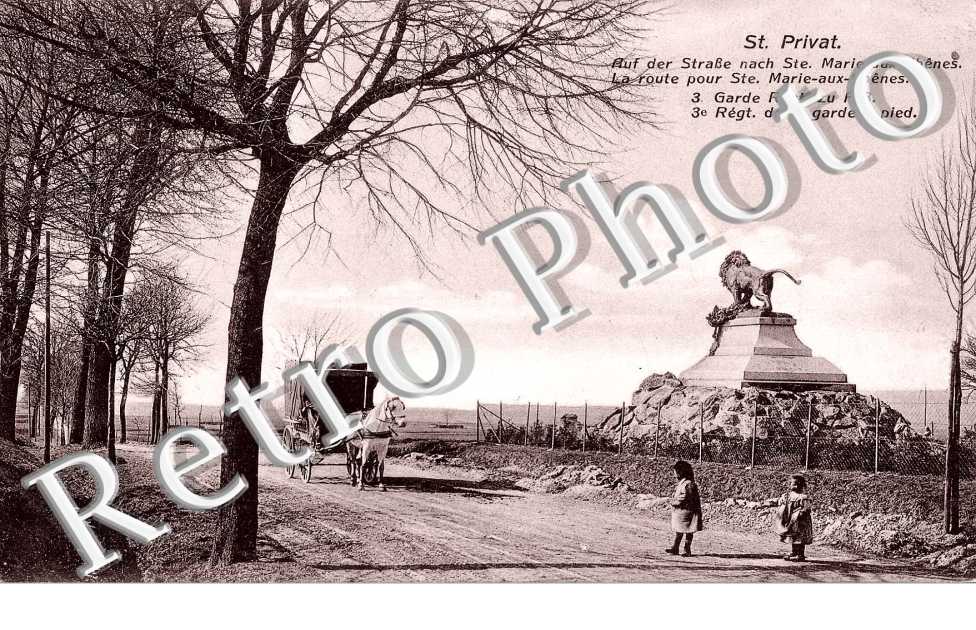 la route pour Sainte Marie aux Ches