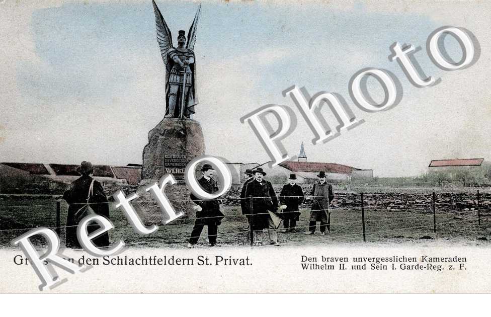 Schlachtfeldern St. Privat - Wilhelm II. und Sein I. Garde-Reg. z. F.