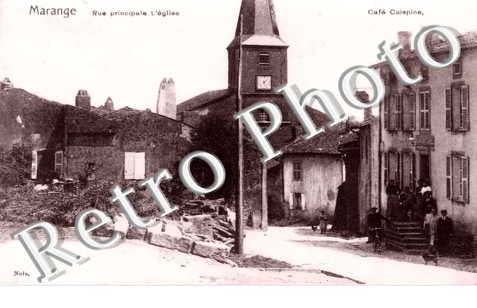 rue principale et l'Eglise - Café Coispine
