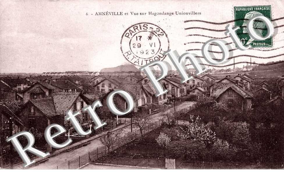 et vue sur Hagondange Unionvillers