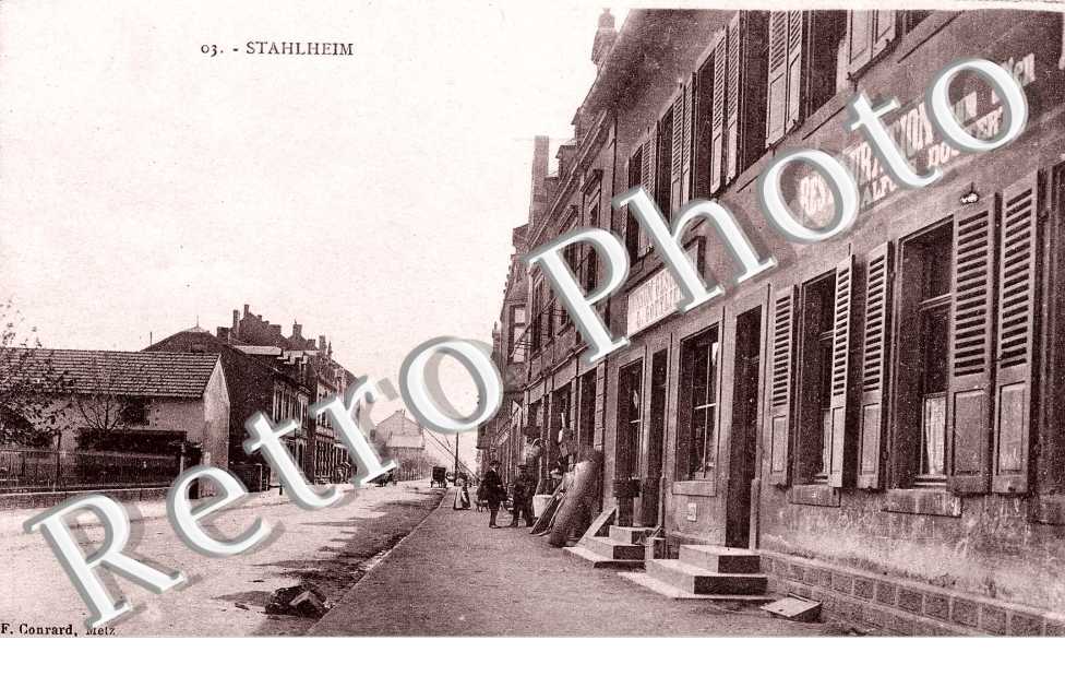 une rue Stahlheim  Restauration zum Alten Alfons Dostert