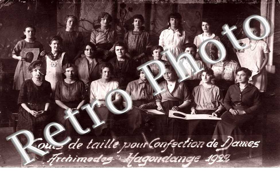 Cours de taille pour confection de Dames 1922