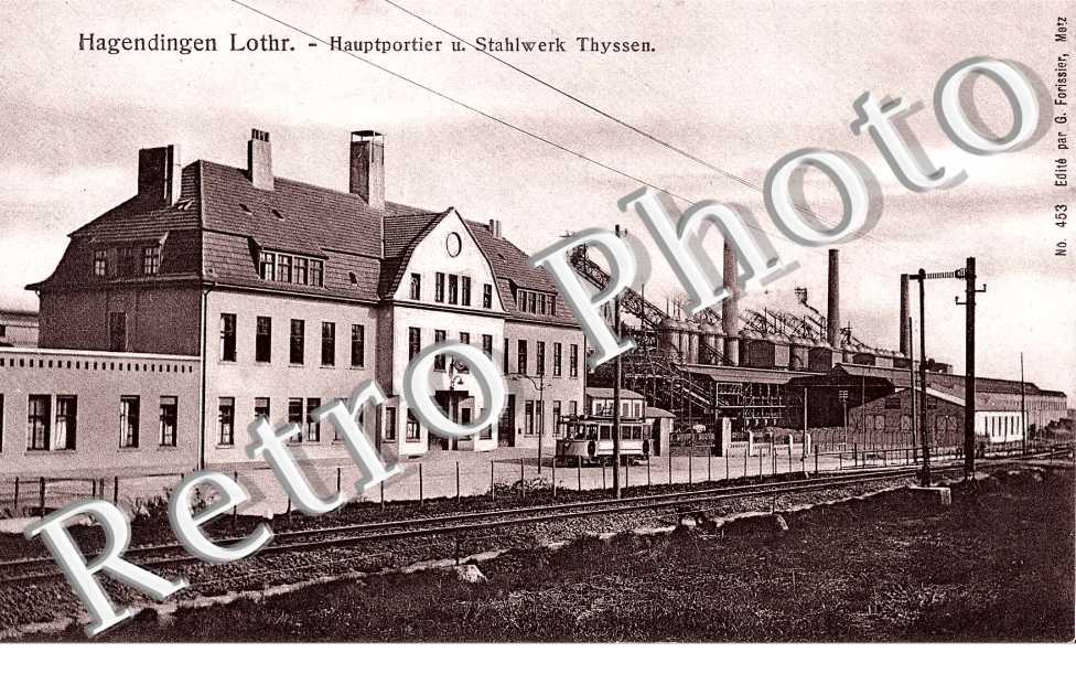 Hauptportier u. Stahlwerk  Thyssen
