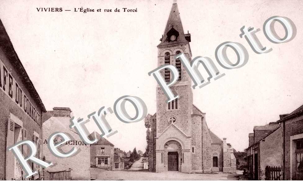 Eglise et Rue de Torce
