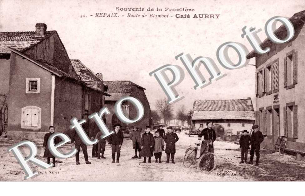 route de Blamont, cafe Aubry