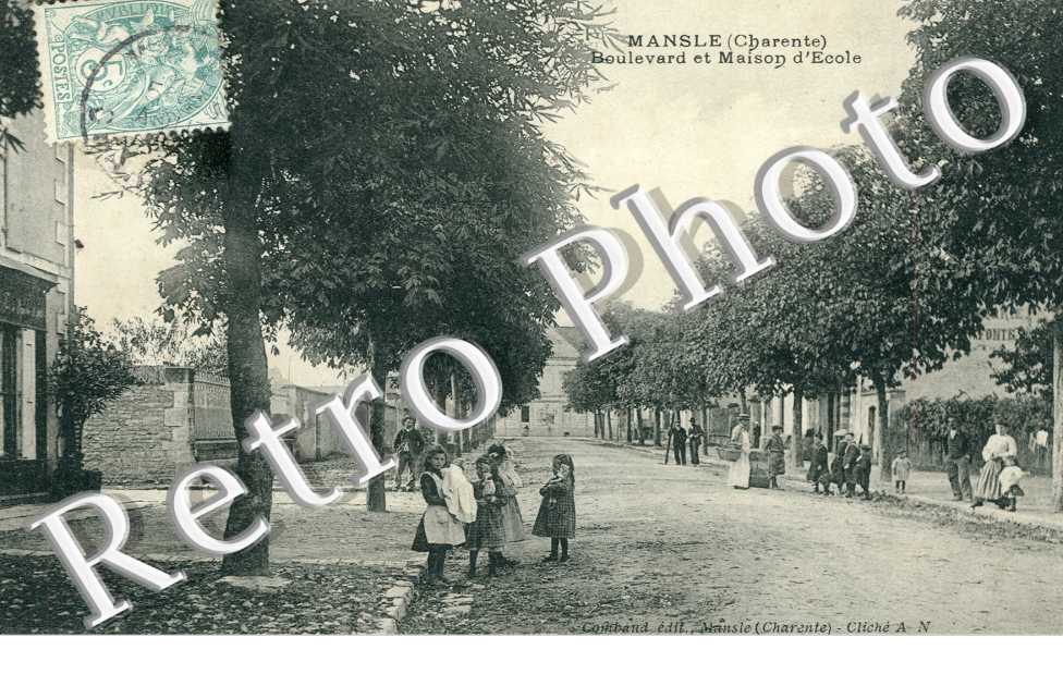 Boulevard et Maison d'Ecole