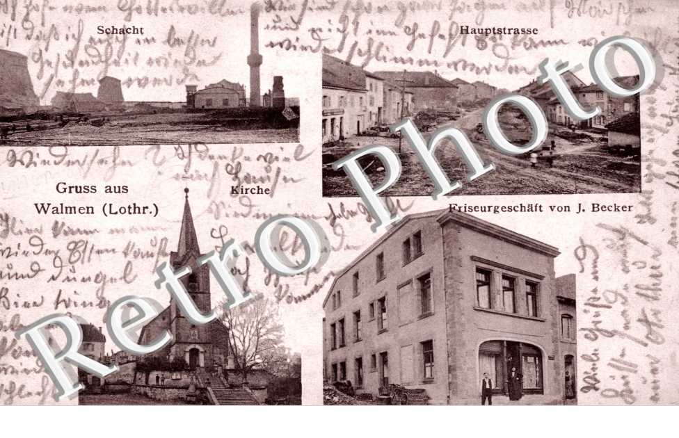 Schacht, Hauptstrasse, Friseurgeschacht von Johann Becker