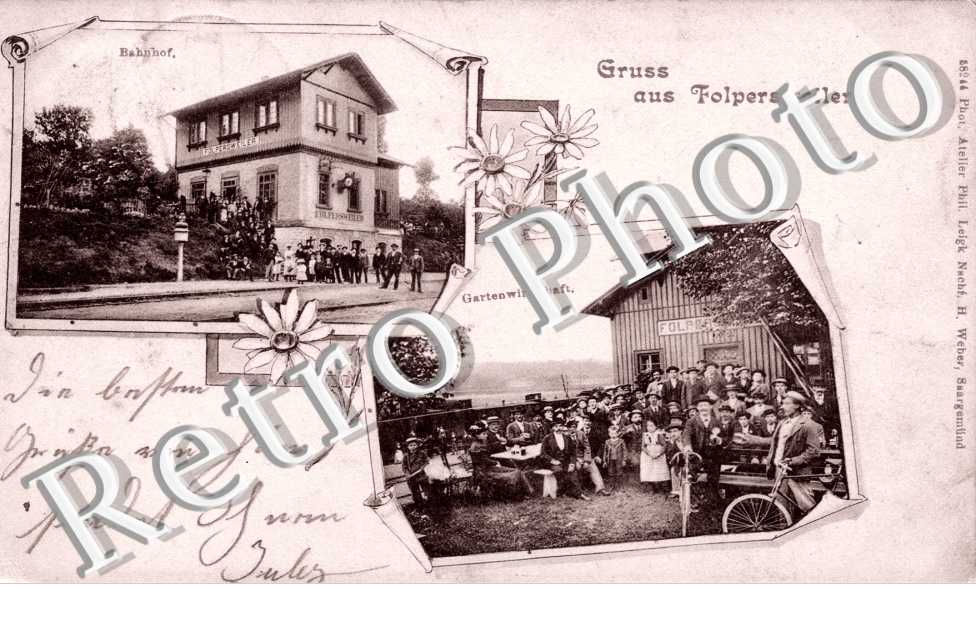 Bahnhof - Gartenwirtschaft (Gruss aus...)