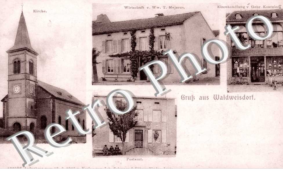 Kirche - Wirtschaft - postamt
