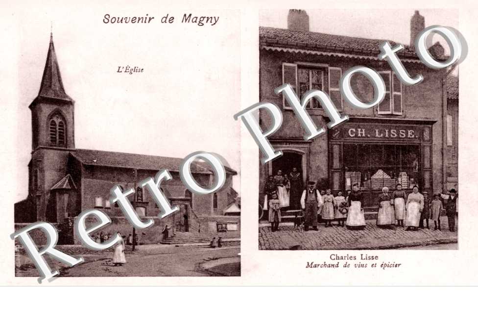 L&#039;Eglise et Charles Lisse, Marchand de vins et epicier