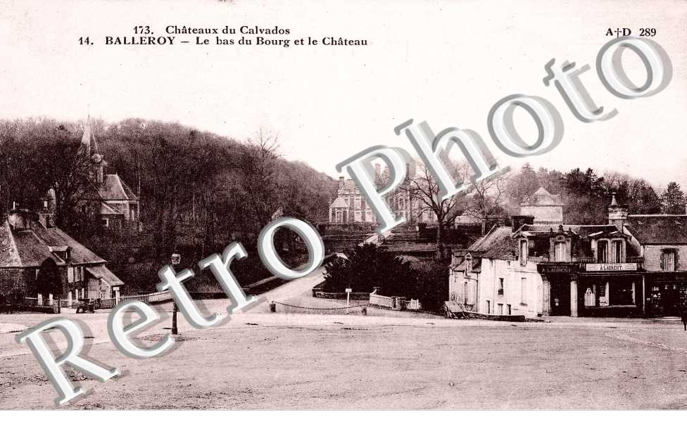 le bas du bourg et le chateau