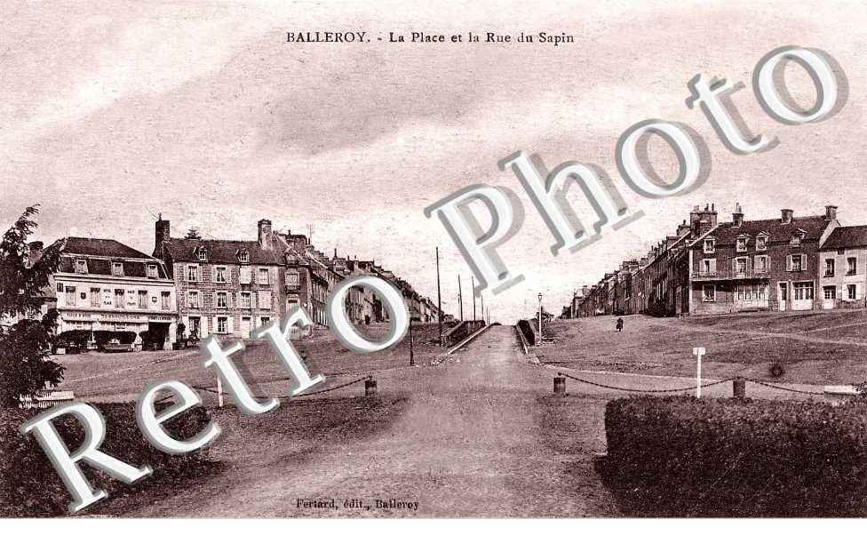 la place et la rue du Sapin
