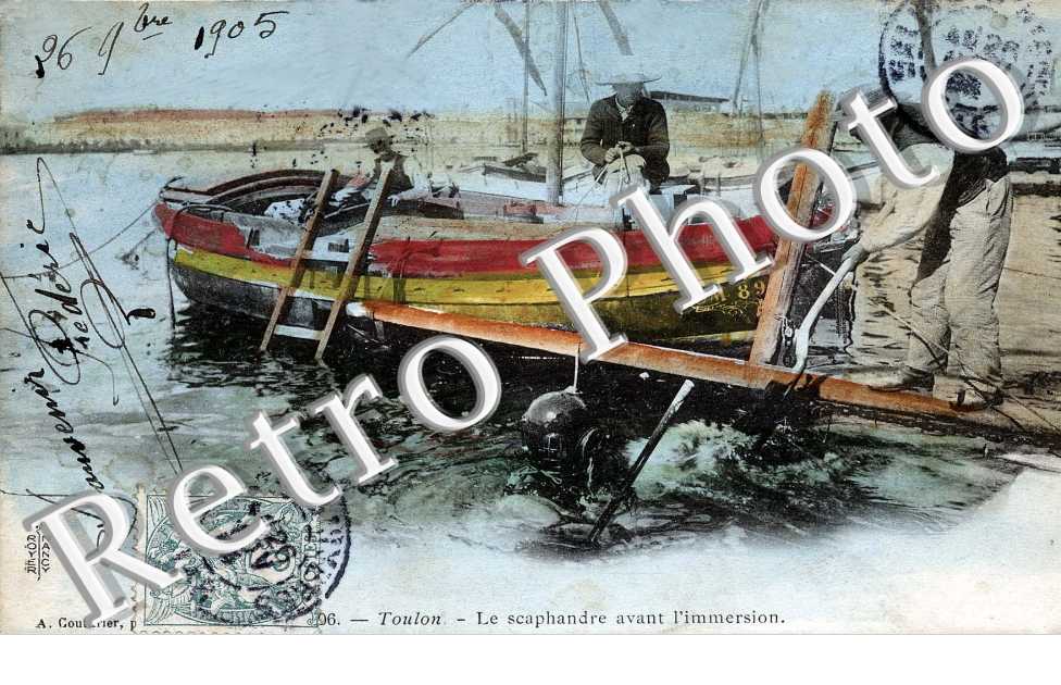 Le scaphandre avant l&#039;immersion