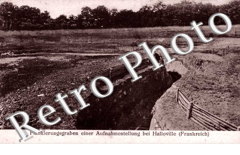 Flankierrungsgraben einer Aufnahmestellung