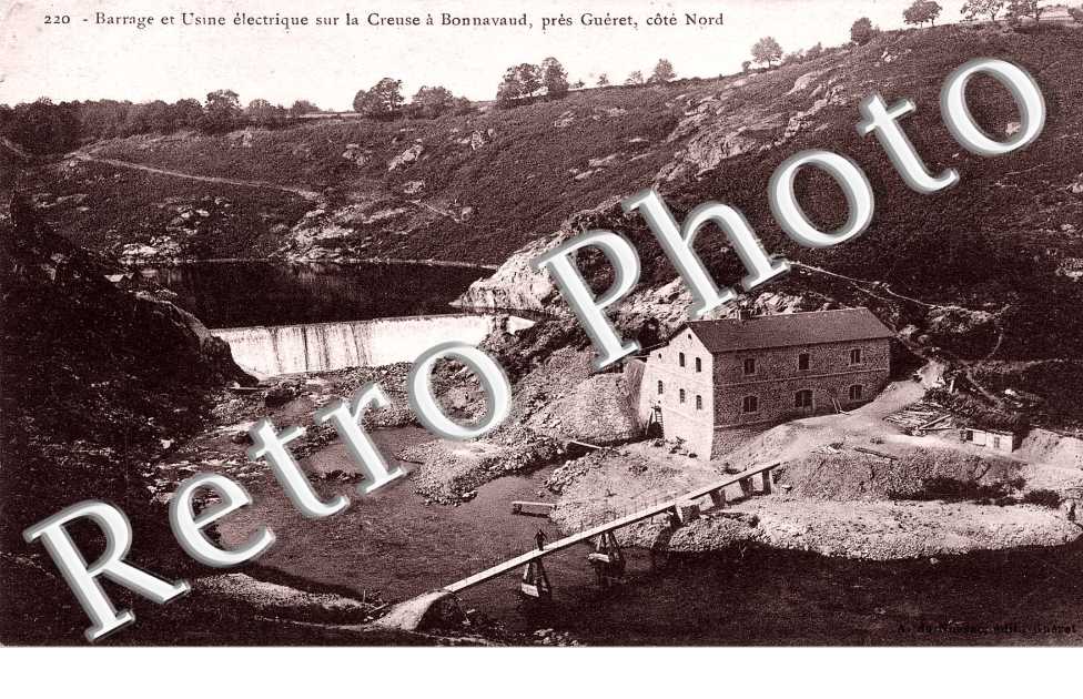 Barrage et l'usine electrique a Bonnavaud