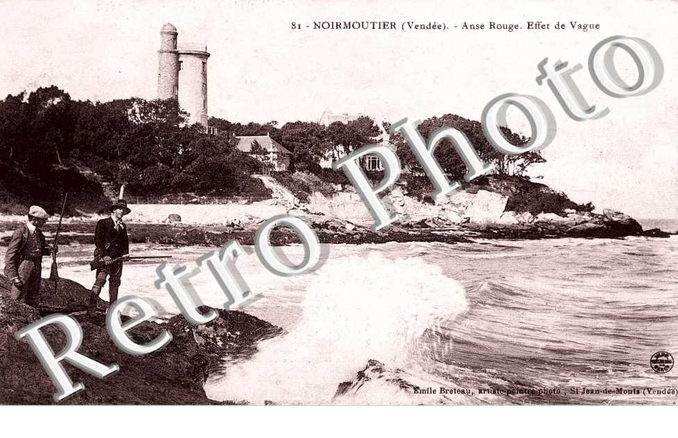 Bois de la Chaise anse rouge, effet de vague Tour Plantier