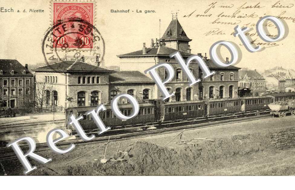 la gare. Bahnhof