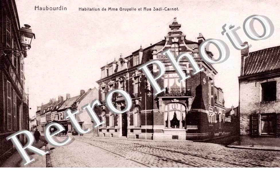 habitation de Mme Gruyelle et rue Sadi-Carnot