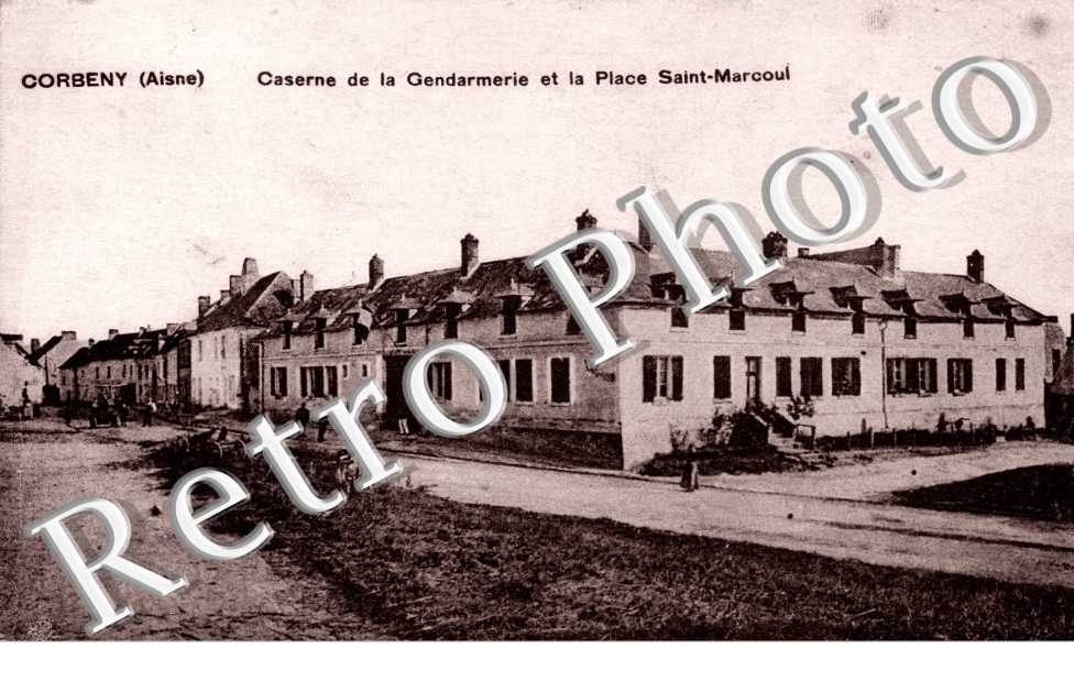 caserne de la gendarmerie et la place Saint-Marcoul