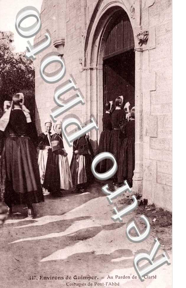 Au pardon de la Clarte, Costumes de Pont-l&#039;Abbe