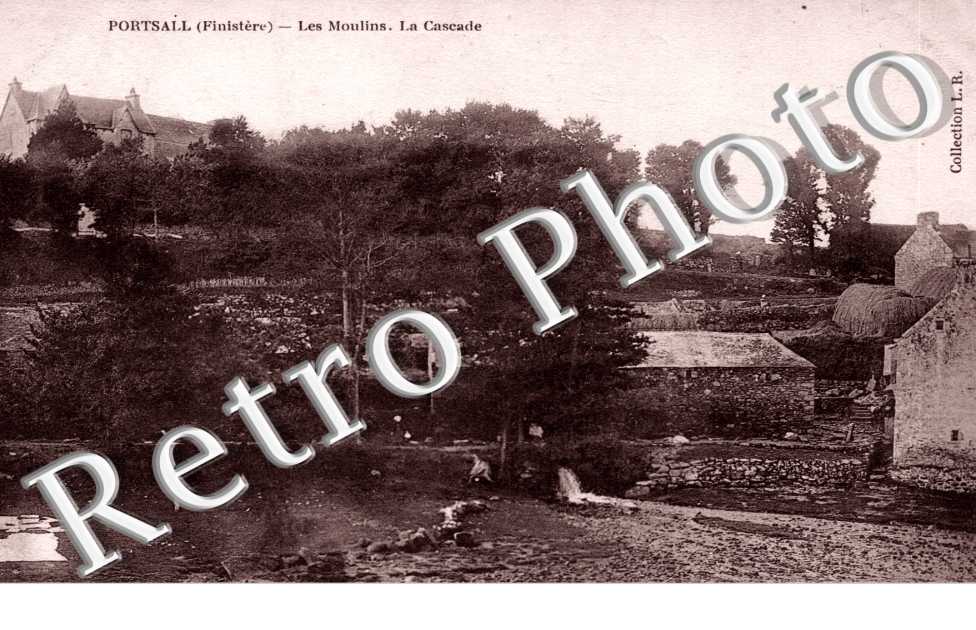 Portsall - les moulins, la cascade