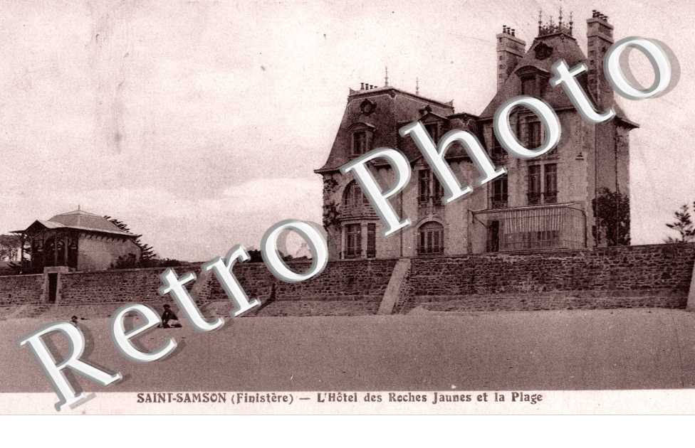 SAINT SAMSON  L&#039;hotel des roches jaunes