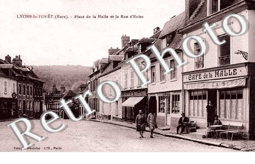 place de la halle et la rue d&#039;Enfer