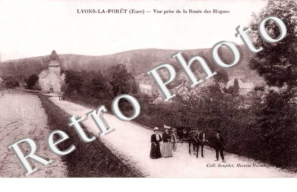 vue prise de la route des Hogues