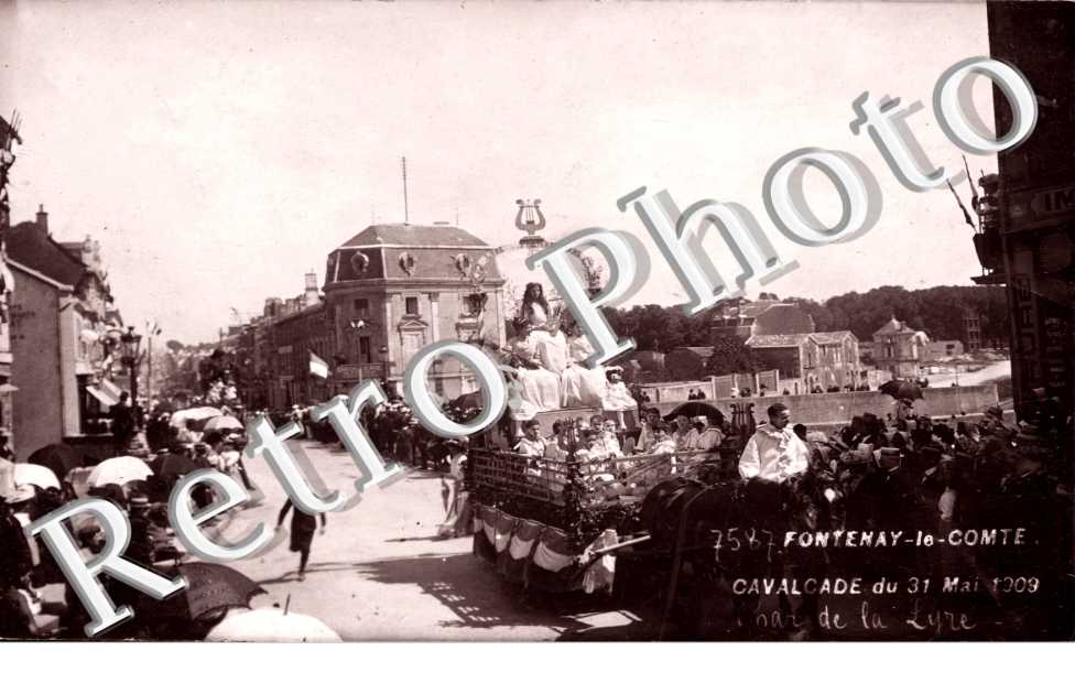 Cavalcade du 31 Mai 1909 - Char de la Lyre