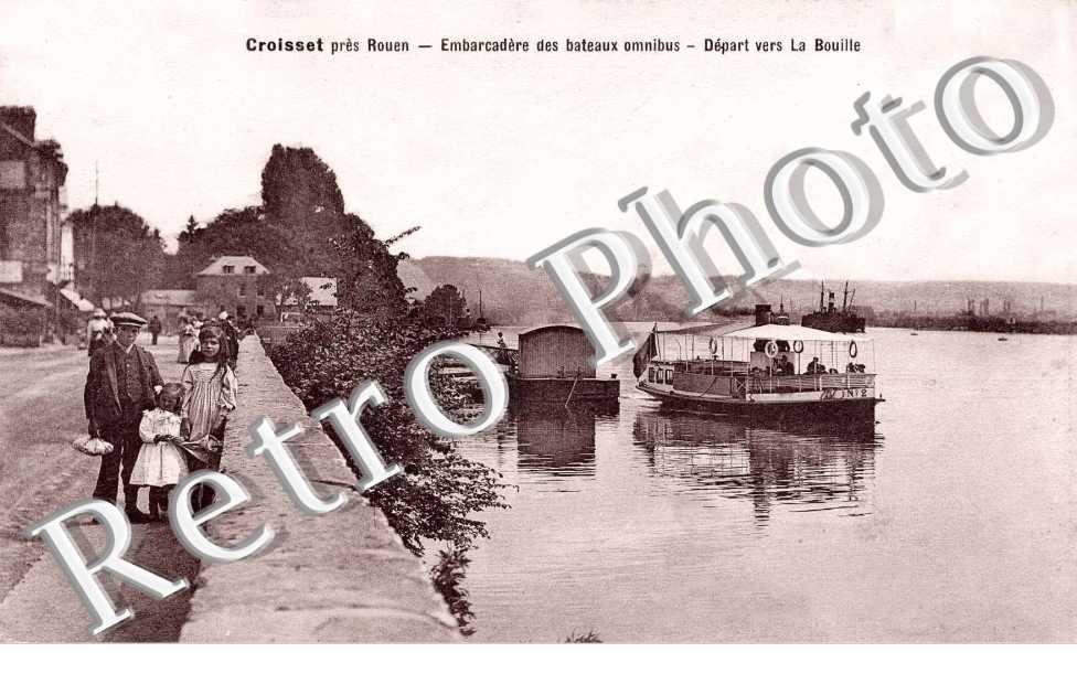 Croisset-Dieppedalle - Embarcadere des bateaux omnibus - depart vers la Bouille
